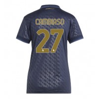 Camisa de Futebol Juventus Andrea Cambiaso #27 Equipamento Alternativo Mulheres 2024-25 Manga Curta